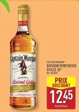 ALDI Captain Morgan Boisson spiritueuse épicée offre