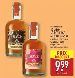 ALDI NOS ARRANGÉS BOISSON SPIRITUEUSE AU RHUM offre