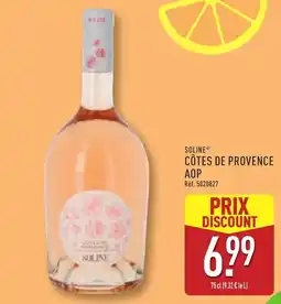 ALDI SOLINE CÔTES DE PROVENCE AOP offre