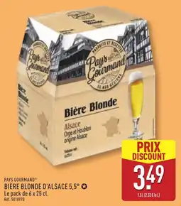 ALDI Pays Gourmand Bière Blonde offre