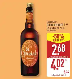 ALDI LA GOUDALE BIÈRE AMBRÉE offre
