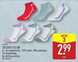 ALDI LOTTO SOCQUETTES offre