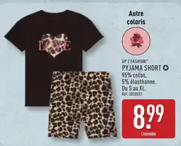ALDI UP 2 FASHION PYJAMA SHORT offre