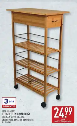 ALDI HOME CREATION DESSERT EN BAMBOU offre