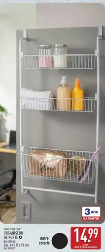 ALDI HOME CREATION ORGANISEUR DE PORTE offre