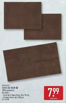 ALDI NOVITESSE TAPIS DE BAIN offre