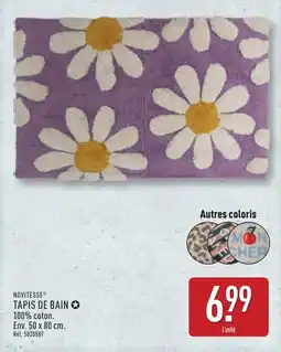 ALDI NOVITESSE TAPIS DE BAIN offre