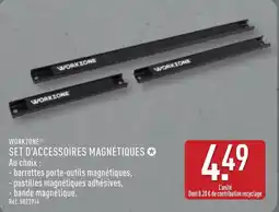ALDI WORKZONE SET D'ACCESSOIRES MAGNÉTIQUES offre