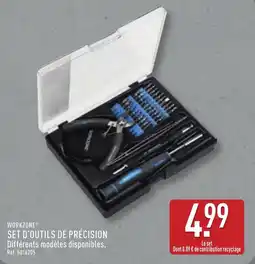 ALDI WORKZONE SET D'OUTILS DE PRÉCISION offre