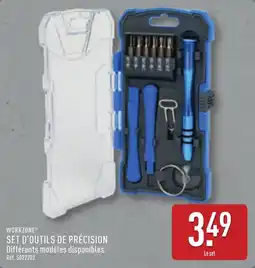 ALDI WORKZONE SET D'OUTILS DE PRÉCISION offre