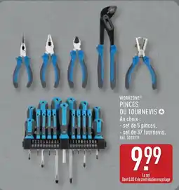 ALDI WORKZONE PINCES OU TOURNEVIS offre