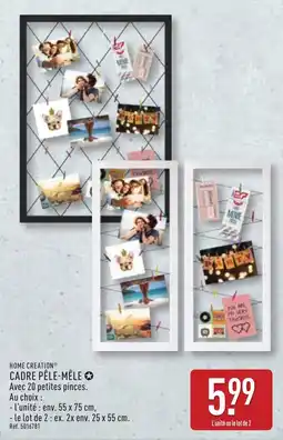 ALDI HOME CREATION CADRE PÊLE-MÊLE offre