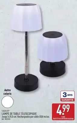 ALDI CASALUX LAMPE DE TABLE TÉLESCOPIQUE offre