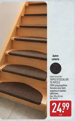 ALDI HOME CREATION TAPIS D'ESCALIER offre