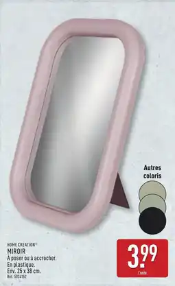 ALDI HOME CREATION MIROIR offre