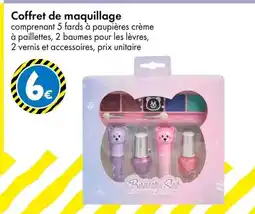 TEDi Coffret de maquillage offre