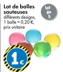 TEDi Lot de balles sauteuses offre
