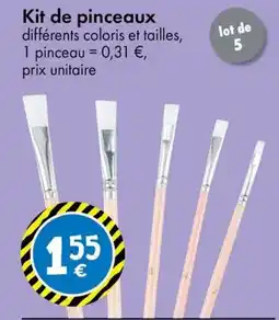 TEDi Kit de pinceaux offre