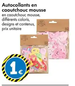 TEDi Autocollants en caoutchouc mousse offre