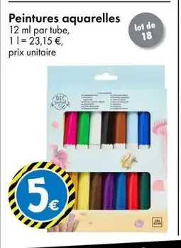 TEDi Peintures aquarelles offre
