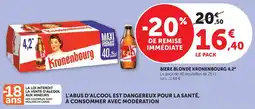 U Express Kronenbourg Biere offre