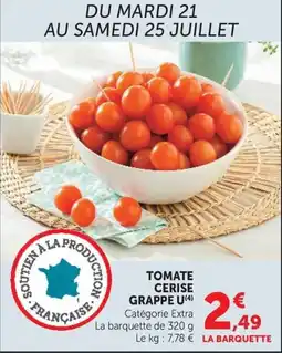 U Express TOMATE CERISE GRAPPE U offre