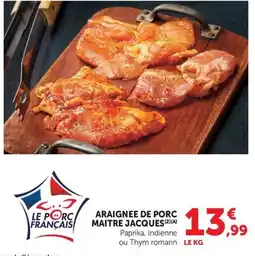 U Express MAITRE JACQUES ARAIGNEE DE PORC offre