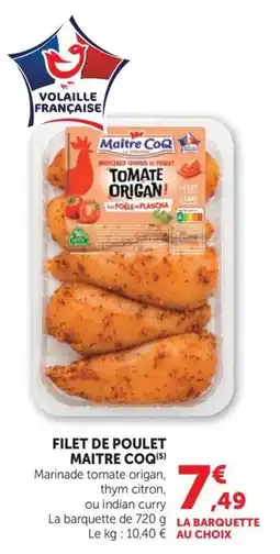 U Express Maitre CoQ Filet de poulet offre