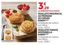 U Express Randy Feuilleté Provençal au fromage de chèvre offre