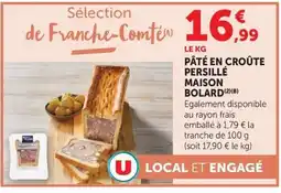 U Express BOLARD Pâté en croûte persillé maison offre
