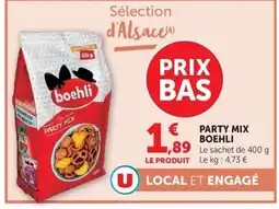 U Express boehli PARTY MIX offre