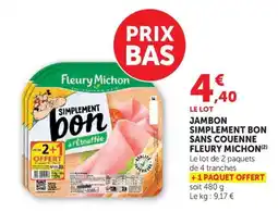 U Express Fleury Michon Jambon offre