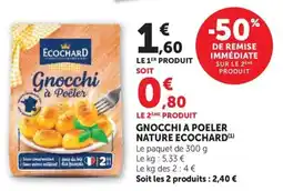 U Express ECOCHARD Gnocchi à Poêler offre