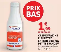 U Express PETITE FRANCE CRÈME FRAÎCHE FLEURETTE offre