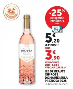 U Express Domaine Isula Preziosa offre