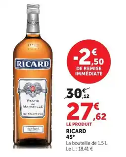 U Express RICARD Pastis de Marseille offre