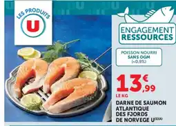 Super U U Darne de saumon offre
