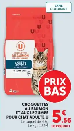 Super U U Croquettes au saumon et aux légumes offre