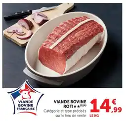 Super U Viande Bovine Française VIAND BOVINE ROTI offre