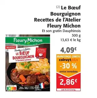 Colruyt Le bœuf bourguignon offre