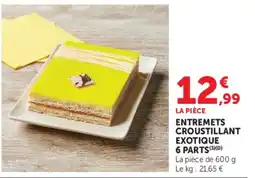 Super U ENTREMETS CROUSTILLANT EXOTIQUE offre