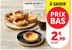 Super U PASTEL DE NATA offre