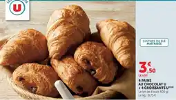 Hyper U U Pains au chocolat + Croissants offre
