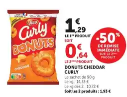 Super U Vico Curly DONUTS offre