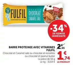 Hyper U FULFIL BARRE PROTEINEE offre