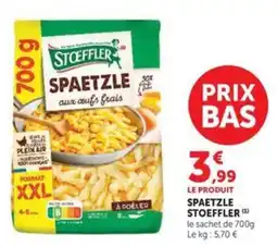 Hyper U Stoeffler Spaetzle offre