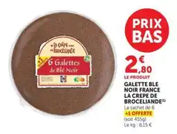 Hyper U LA CREPE DE BROCELIANDE Galettes de Blé Noir offre