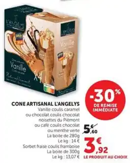 Hyper U L'ANGEYS Cone artisanal offre