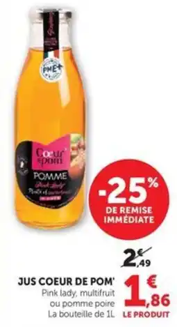 Hyper U Coeur de pom' Jus offre