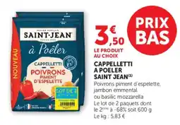 Super U SAINT JEAN CAPPELLETTI A POELER offre